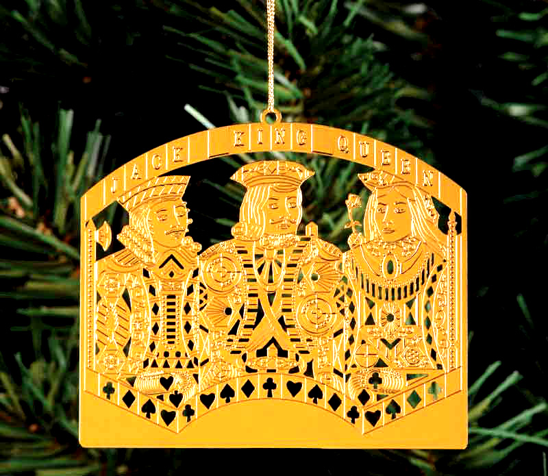 Detail View of Collectible Brass Ornament
